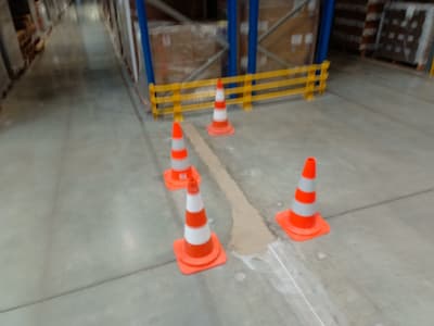 Injektáže, opravy spar a výškových nerovností, RR Donnelley